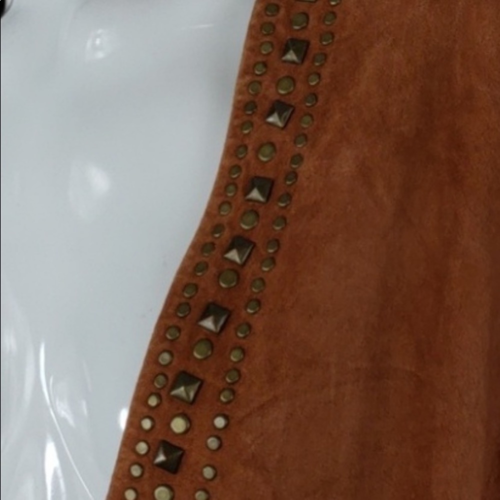 Studded Suede Jacket Fully Lined - image 5